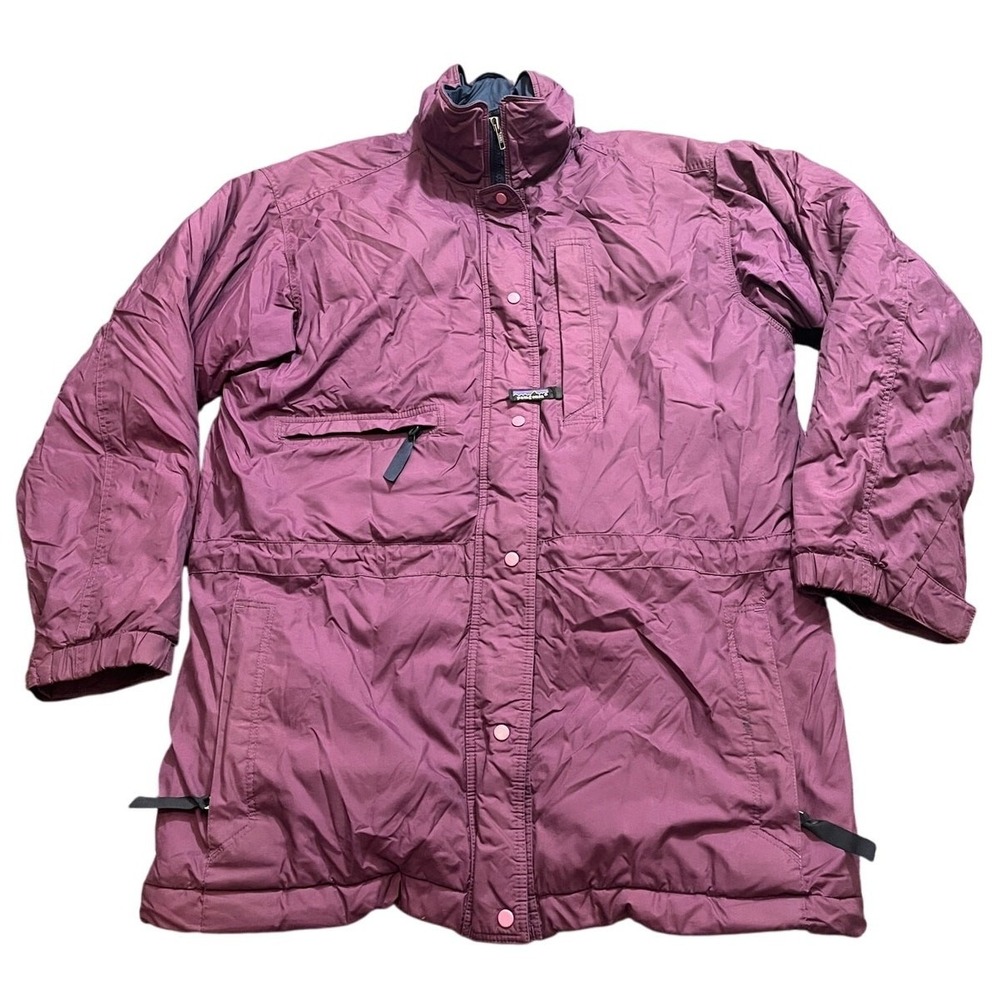 Patagonia Puffer‎ Parka Jacket Women S Purple Vintage 90s Insulated Coat